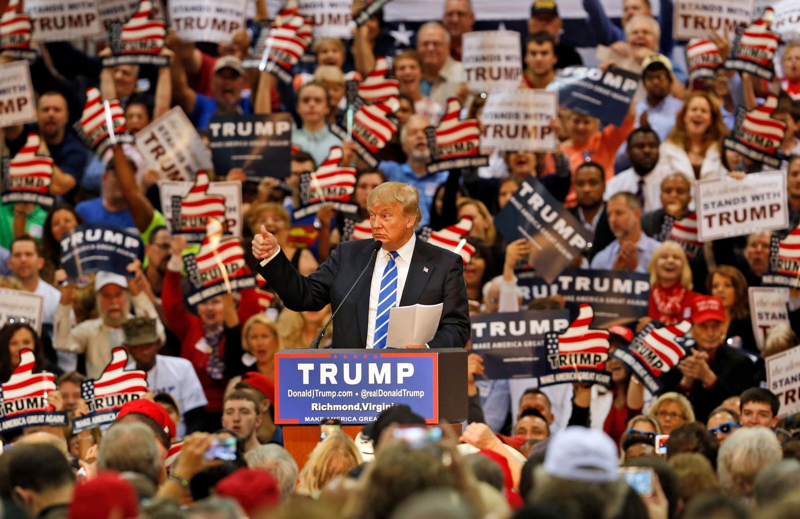 Chiến thắng của &ocirc;ng Trump l&agrave; chiến thắng của chủ nghĩa d&acirc;n t&uacute;y tại Mỹ (Ảnh: nationalobserver.com)