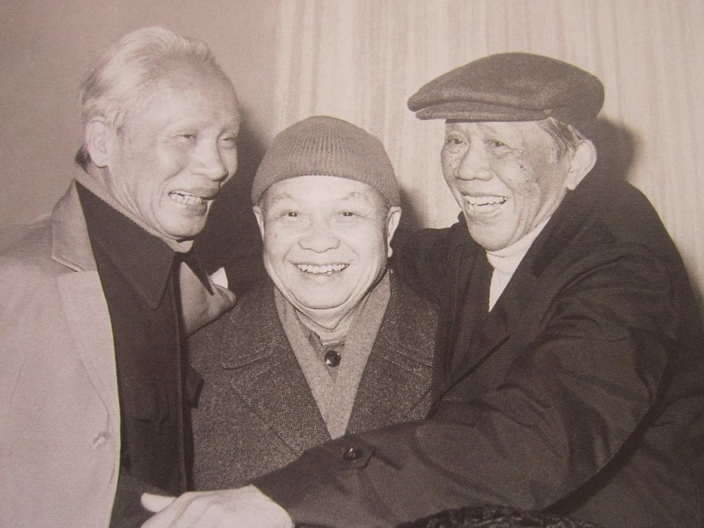 Ba nhà lãnh đạo chủ chốt của Việt Nam thời hậu chiến: Phạm Văn Đồng, Trường Chinh và Lê Duẩn. Nguồn ảnh: Bảo tàng Lịch sử Quốc gia.