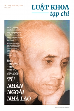 Luật Khoa ra mắt số báo tháng Mười Hai – 2023: Hòa thượng Thích Tuệ Sỹ