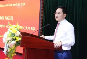 Ông Trần Anh Tuấn - giám đốc Sở Khoa học - Công nghệ Hà Nội. Ảnh: Website UBNB TP. Hà Nội.