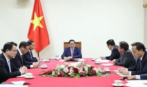 Thủ tướng Phạm Minh Chính hội đàm qua điện thoại với tổng giám đốc của Tập đoàn Rosatom, ngày 11/12/2025. Ảnh: VGP / Nhat Bac.