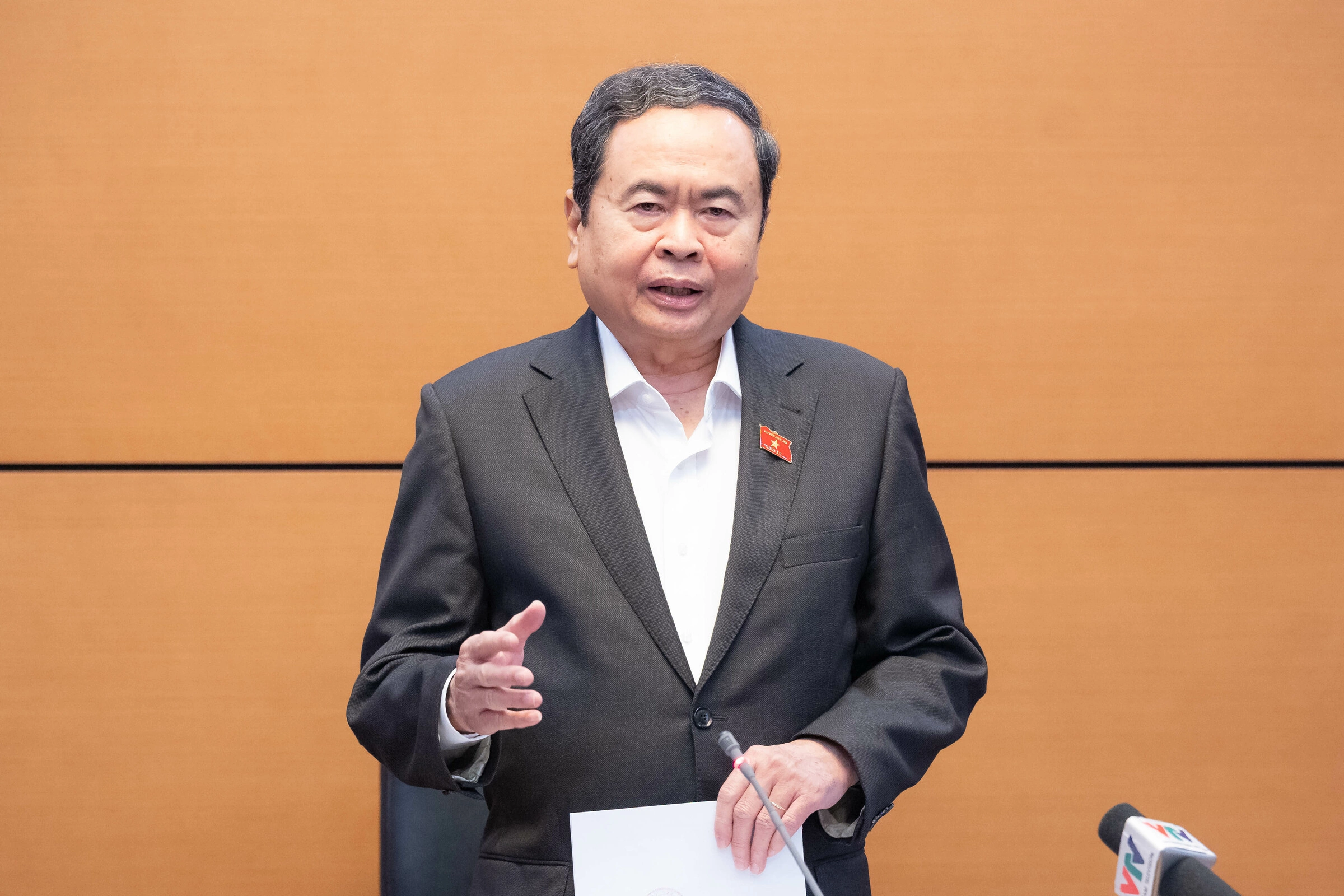 Chủ tịch Quốc hội Trần Thanh Mẫn. Ảnh: Hoàng Phong/TTXVN.