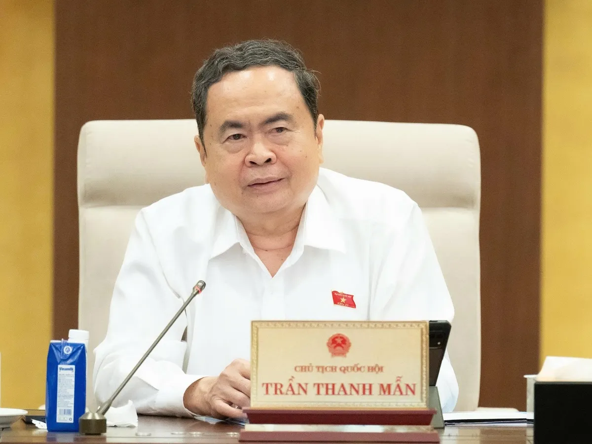 Chủ tịch Quốc hội Trần Thanh Mẫn. Nguồn ảnh: Gia Hân/TTXVN.