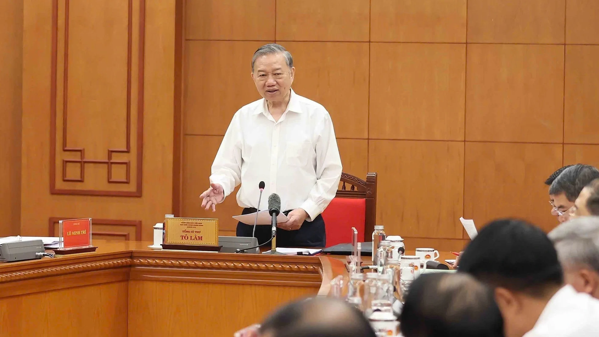 Tổng Bí thư Tô Lâm làm trưởng Ban Chỉ đạo Trung ương về phòng, chống tham nhũng, lãng phí, tiêu cực. Nguồn ảnh: TTXVN.