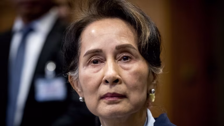 Bà Aung San Suu Kyi vào năm 2019. Ảnh: Koen Van Weel/ANP/AFP.