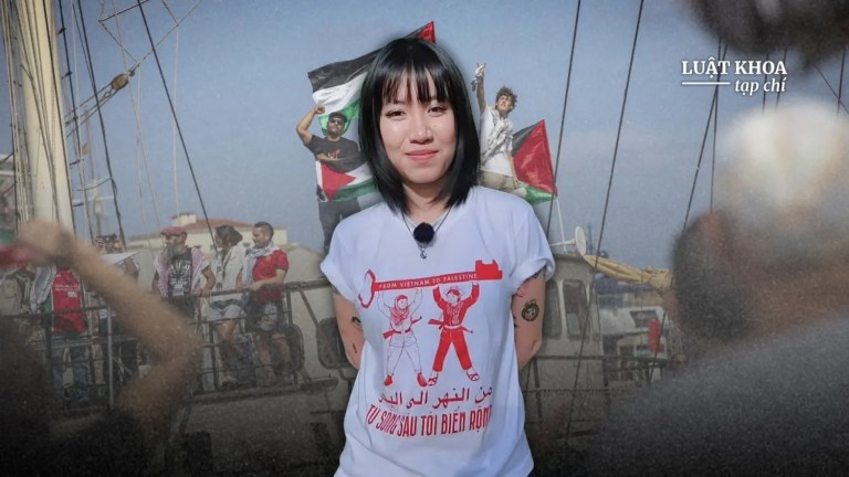 Nguồn ảnh: Global Sumud Flotilla, Việt for Palestine.