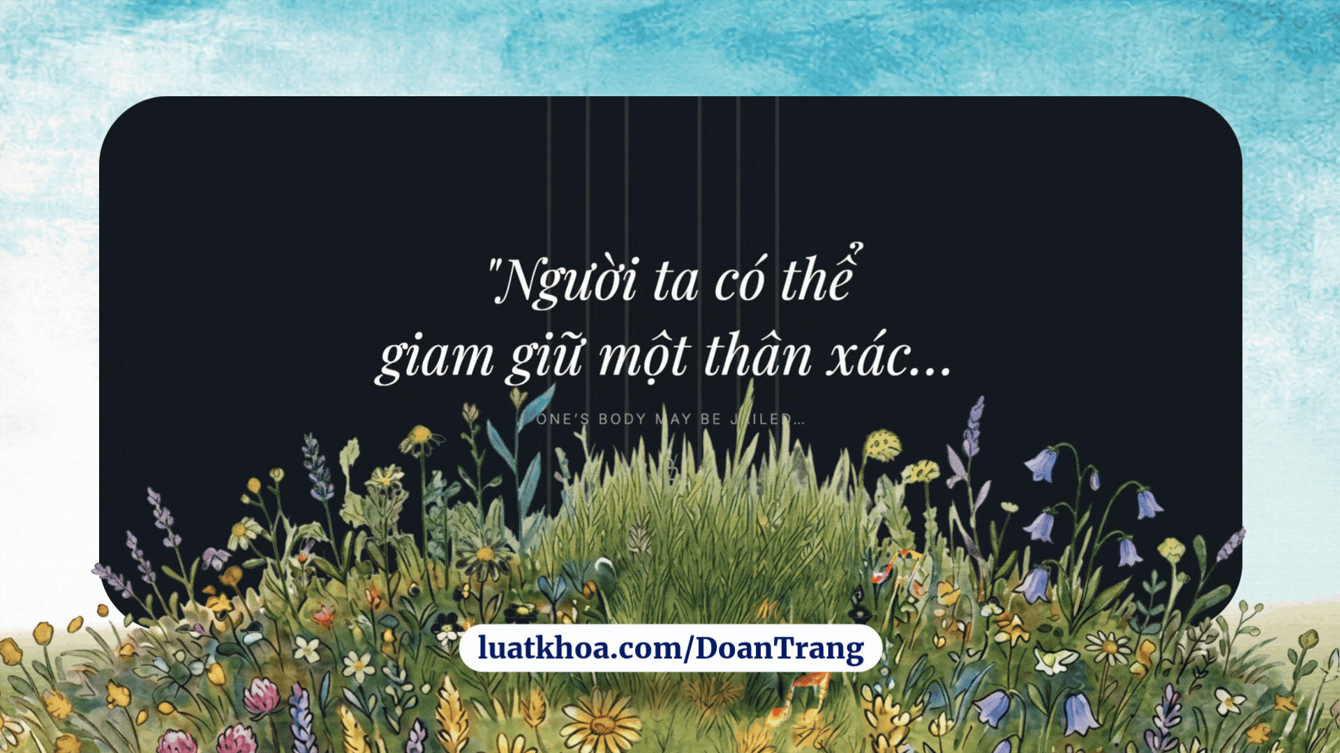 Luật Khoa giới thiệu website tri ân nhà báo Phạm Đoan Trang