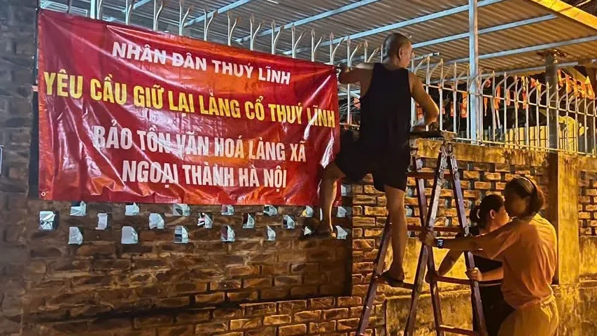Nguồn ảnh: Thúy Lĩnh/nhóm Facebook Dự Án Trục Đại Lộ Cảnh Quan Sông Hồng Mới Nhất.